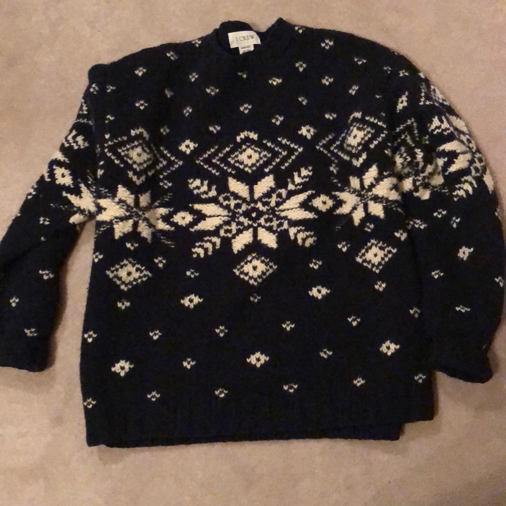 JCrew Small Nordic Wool Sweater